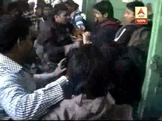 Clash between CP and TMCP supporters in Krishnath College of Murshidabad