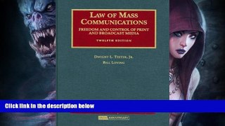 Buy NOW  Law of Mass Communications: Freedom and Control of Print and Broadcast Media Dwight L.