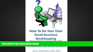 Price How To Do Your Own Small Business Bookkeeping utilizing QuickBooks Versions 2011   2012 Lily