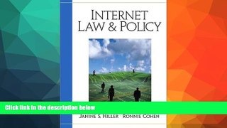 Buy NOW  Internet Law and Policy Janine Hiller  Book