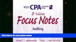 Price Wiley CPA Examination Review Focus Notes, Auditing, 2nd Edition Less Antman For Kindle