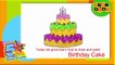 Learn How to Draw a BIRTHDAY CAKE | STEP BY STEP | Kids Drawing | Tada-Dada Art club
