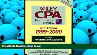 Price Problems and Solutions, Volume 2, Wiley CPA Examination Review, 1999-2000, 26th Edition