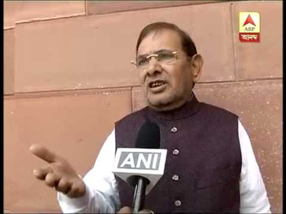 Sharad Yadav on rail budget