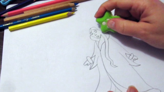 Как быстро научится рисовать Снегурочку How fast to draw for kids Snow White for kids