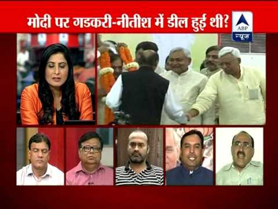 ABP News debate: Was there any deal between Gadkari and Nitish?