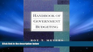 Price Handbook of Government Budgeting  On Audio