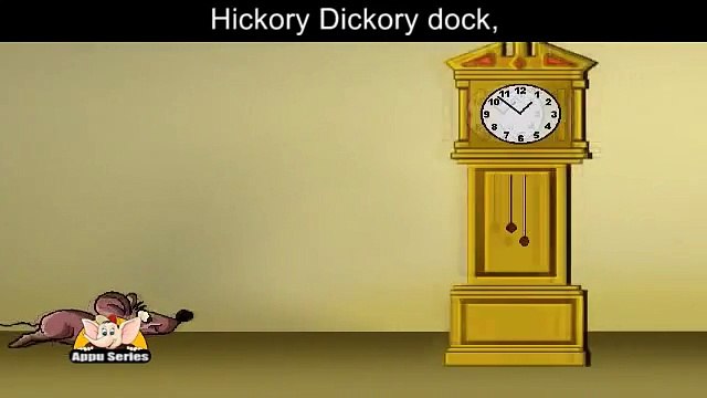 Hickory Dickory Dock with lyrics and sing along option