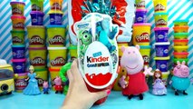 Giant Kinder Surprise Egg Unboxing Disney Monster Sulley toys