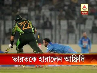 Afridi clinches thriller for Pakistan against India