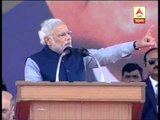 Modi alleges vote bank politics against Congress and SP