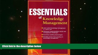 Best Price Essentials of Knowledge Management Bryan Bergeron For Kindle