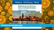 Price Managerial Accounting: An Introduction to Concepts, Methods and Uses Michael W. Maher On Audio