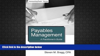 Price Payables Management: A Practitioner s Guide Steven M. Bragg For Kindle