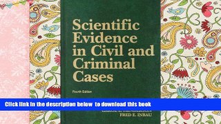 BEST PDF  Scientific Evidence in Civil and Criminal Cases (University Casebook Series) BOOK ONLINE