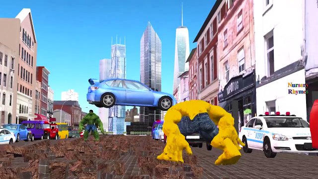 Finger Family Nursery Rhymes Yellow Hulk Vs Hulk And Hulkbuster Vs Hulk Superhero Fight
