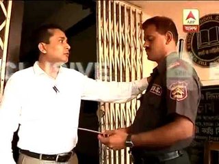 Authority prevents SSC assistant secretary Amitesh Biswas  to enter his office