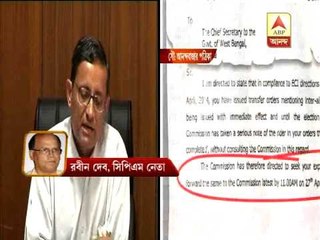 Robin Deb on state's reply to EC over transfer issue