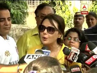 Preity Zinta casted her vote