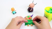 Play Doh How to make Peppa Pig friends with playdough by Lababymusica