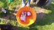 Giant Balloon Pop Toy Challenge Outdoor Playground Fun Surprise Eggs Opening Toy Prizes