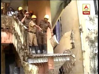 Portion of a Central Government employees housing collapsed at Saltlakee