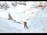 video footage of climber Chhanda Gayen during her Kanchenjungha expedition: at peak