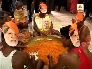 Preparation at Burrabazar of Kolkata to celebrate Modi's swearing-in