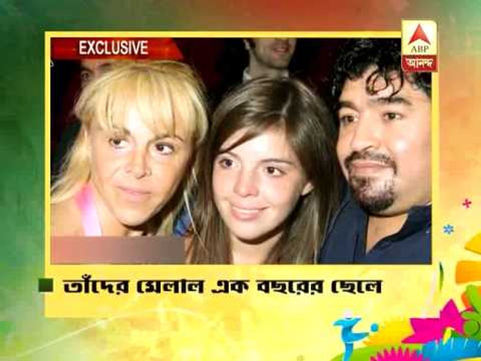 maradona-veronica and their son