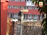 kaliachak tense after police firing in the air over violence in the school.