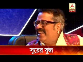 Asha Bhonsle at Zee bangla's Saregama program