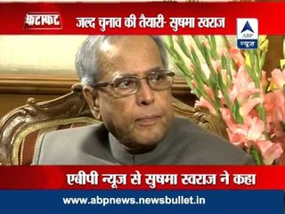 Is govt pushing for early elections, Sushma asks