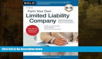 Buy NOW  Form Your Own Limited Liability Company Anthony Mancuso Attorney  Full Book