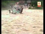 Tonk: 8-10 persons stranded on a truck that is stuck in River Banas