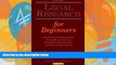 Online Sonja Larsen Legal Research for Beginners Full Book Epub