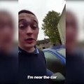 This drunk lad filmed his arrival home after