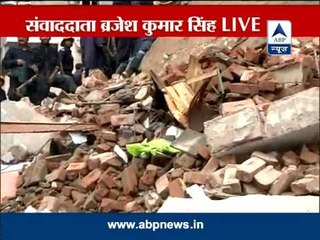 3-storey building collapses in Ahmedabad
