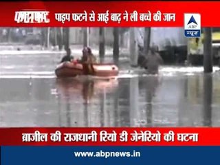 Pipeline burst leads to flooding in Rio, claims life of a child
