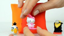 Peppa pig Play doh Kinder Surprise eggs My little pony Disney Minions Toys new Angry Birds