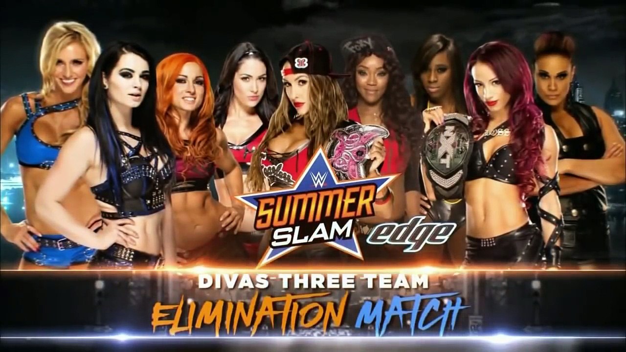 Brie Bella vs Becky Lynch vs Sasha Banks WWE SmackDown 20.08.2015