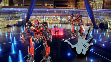 Robot vs Transformers Daddy Finger || Robot or Transformers Finger Family Songs Collection