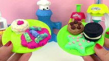 cookie monster isst Kekse bis zum Umfallen - mit Play Doh Zauberbäckerei und Play-doh Küche (Teil 3)