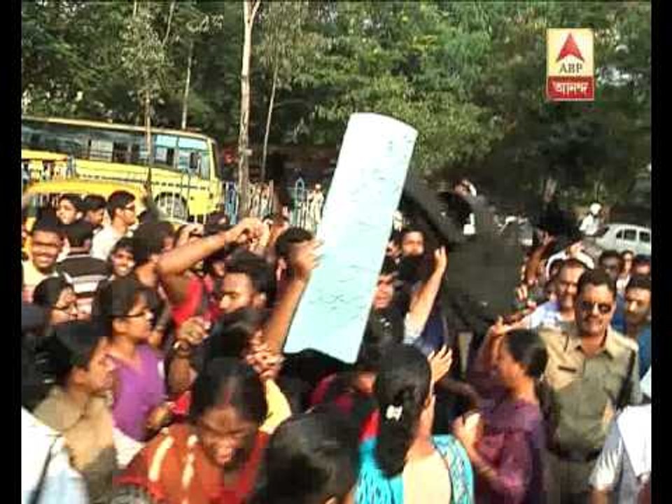 Partha faces agitation in JU campus, students shown black flag demanding VC's resignation