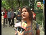 JU students protesting against VC