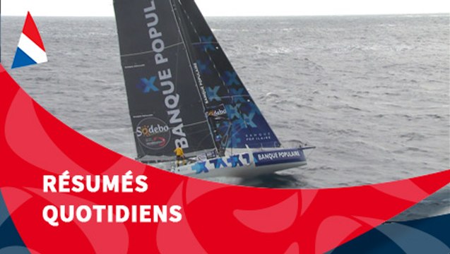 J46 : Armel Le Cléac'h entre dépression et bulle sans vent / Vendée Globe