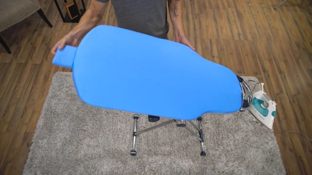 This innovative ironing board will make ironing a breeze