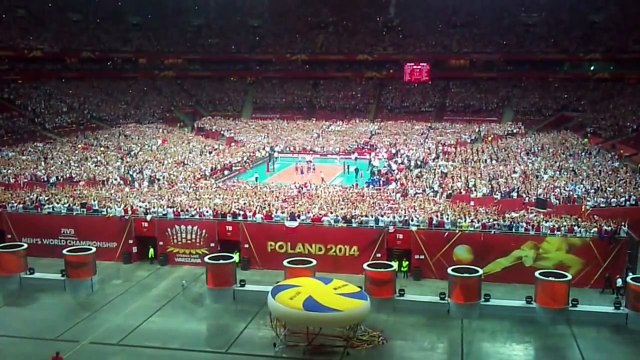 Polska - Serbia 3-0.Mecz otwarcia MS - pika meczowa 30.08.2014