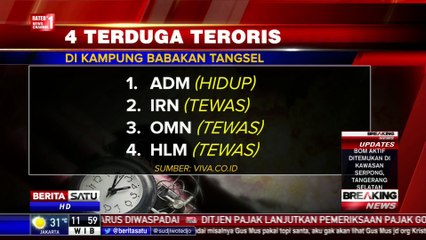 Salah Satu Teroris Tangsel adalah Kekasih “Pengantin” Bom Bekasi