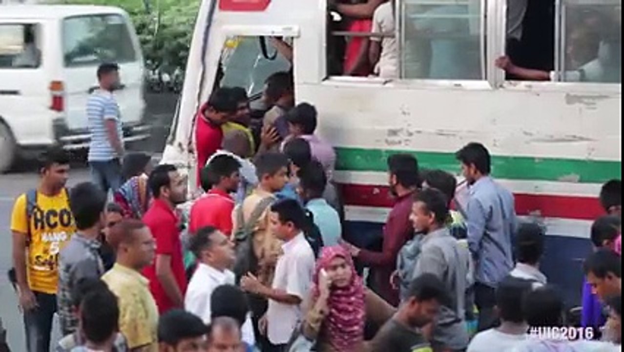 Public transport users and vehicle operators