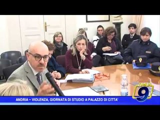 Andria |  Violenza, giornata di studio  Palazzo di Città